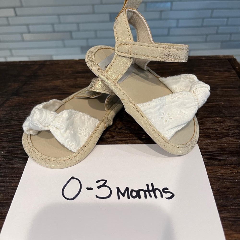 Carters white sandal